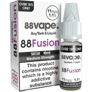 88Fusion 88Vape Any Tank e-liquid 10ml