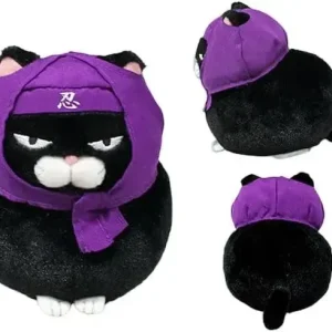 Amuse Local Mustache Manju Ninja Black Beans Plush Figure