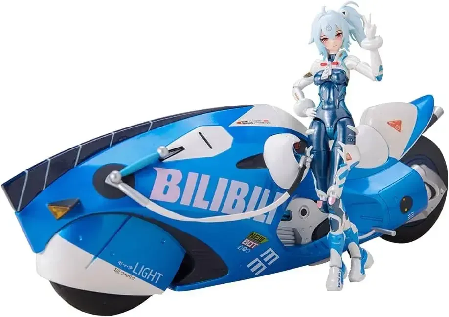 Animester Nuclear Gold Reconstruction Bilibili 33 Speed Motorbike 1/12 Scale ABS