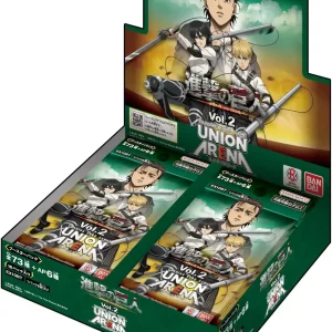 Bandai Union Arena Attack On Titan Vol.2 Booster Box 16 Packs