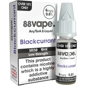Blackcurrant 88Vape Any Tank e-liquid 10ml
