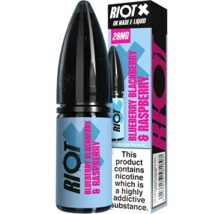Blueberry blackberry & raspberry Riot X e-liquid 10ml