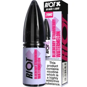 Blueberry strawberry watermelon Riot X e-liquid 10ml