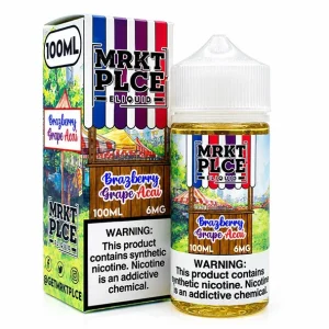 Brazberry Grape Acai - 3mg - MRKT PLCE - 100mL