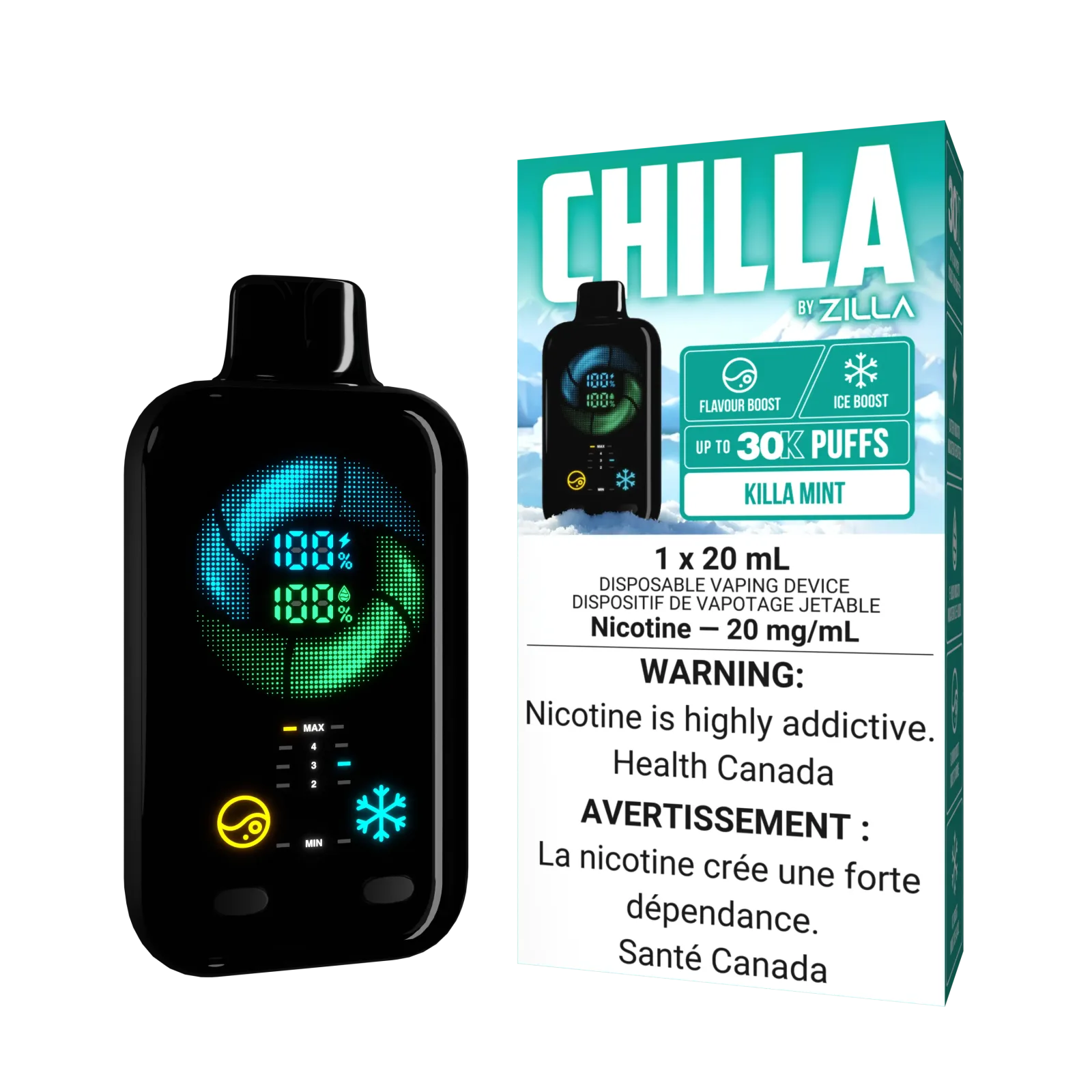 Chilla by Zilla - Killa Mint | Vape Cloud Canada