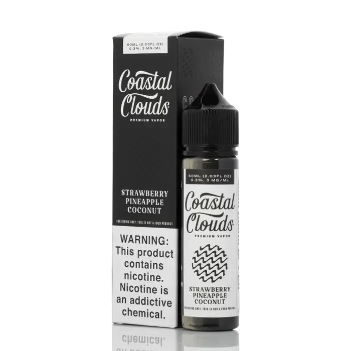 Coastal Clouds Strawberry Pineapple Coconut Vape e-Liquid 60mL