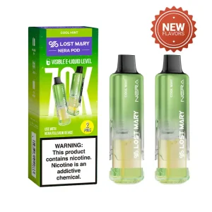Cool Mint - Lost Mary Nera Fullview 70k Disposable Vape Pod
