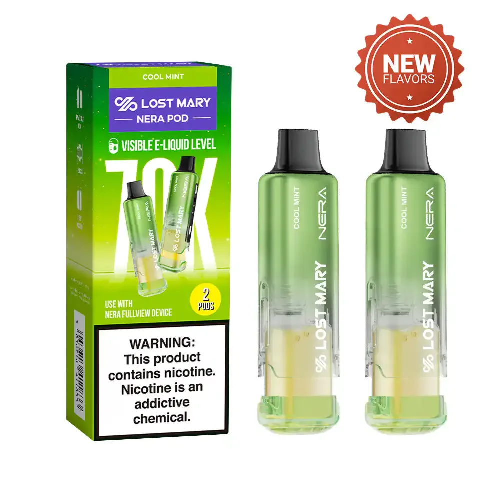 Cool Mint - Lost Mary Nera Fullview 70k Disposable Vape Pod