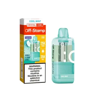Cool Mint - Off-Stamp Crystal Cube 35K Disposable Pod