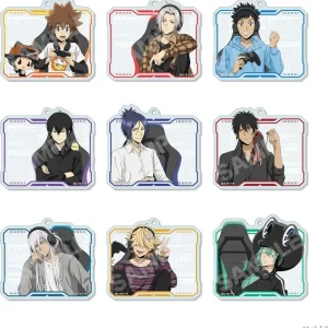 CS Front Hitman Reborn Keyring Set - 9 Acrylic Collectibles