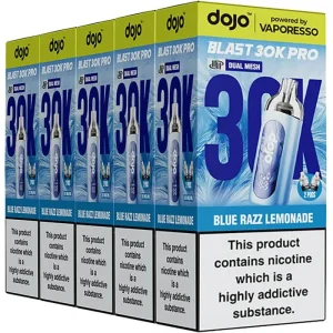 DOJO Blast 30K Pro pod vape kit 5 pack