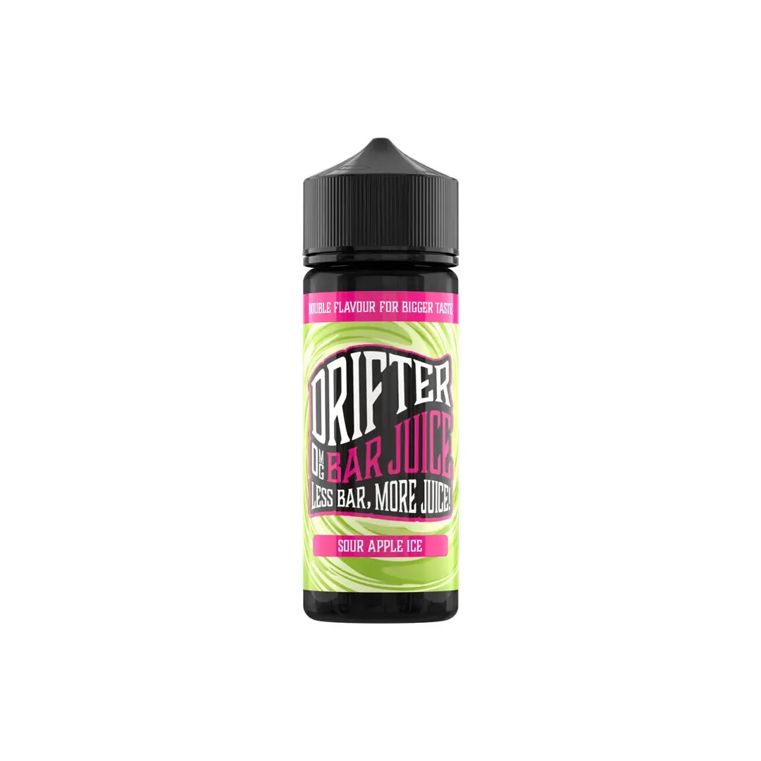 Drifter Bar Juice Sour Apple Ice 100ml Shortfill E-Liquid