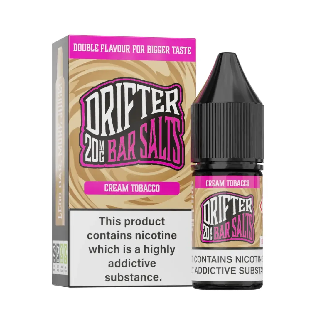 Drifter Bar Salts Cream Tobacco Nic Salt - Image 2
