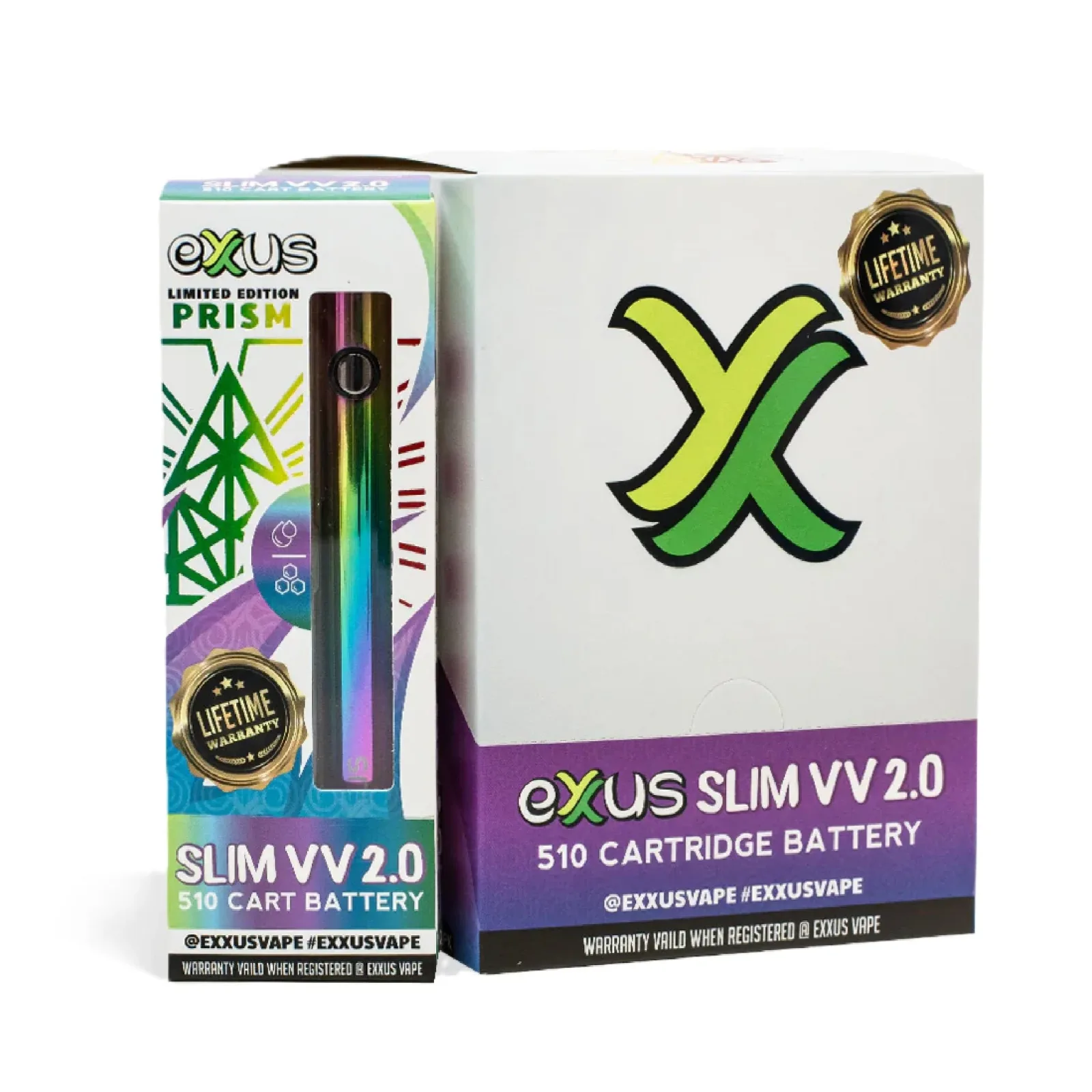 Exxus Limited Edition Envy Slim VV 2.0 510 Power Unit - Image 2