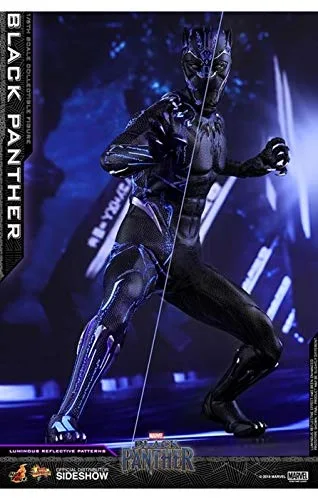 Hot Toys Movie Masterpiece Black Panther 1/6 Scale Action Figure - Image 2