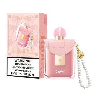 Juicy Peach Ice - Puffmi Flora 40000 Disposable Vape