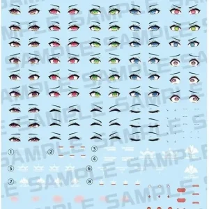 Kotobukiya Megami Device Sharp Shooter Eye Decal Kit