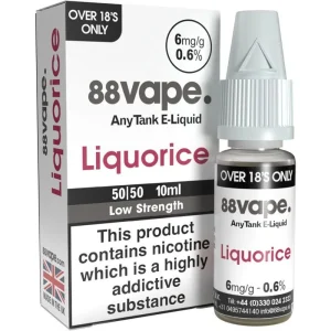 Liquorice 88Vape Any Tank e-liquid 10ml