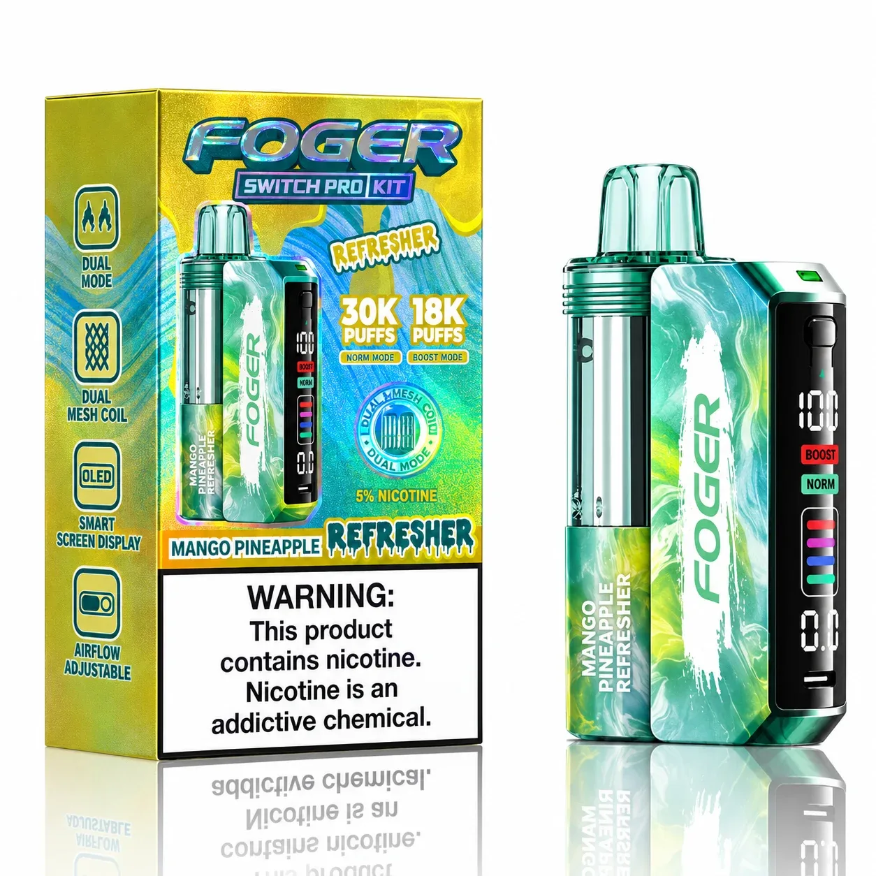 Mango Pineapple Refresher - Foger Switch Pro 30K Disposable Kit