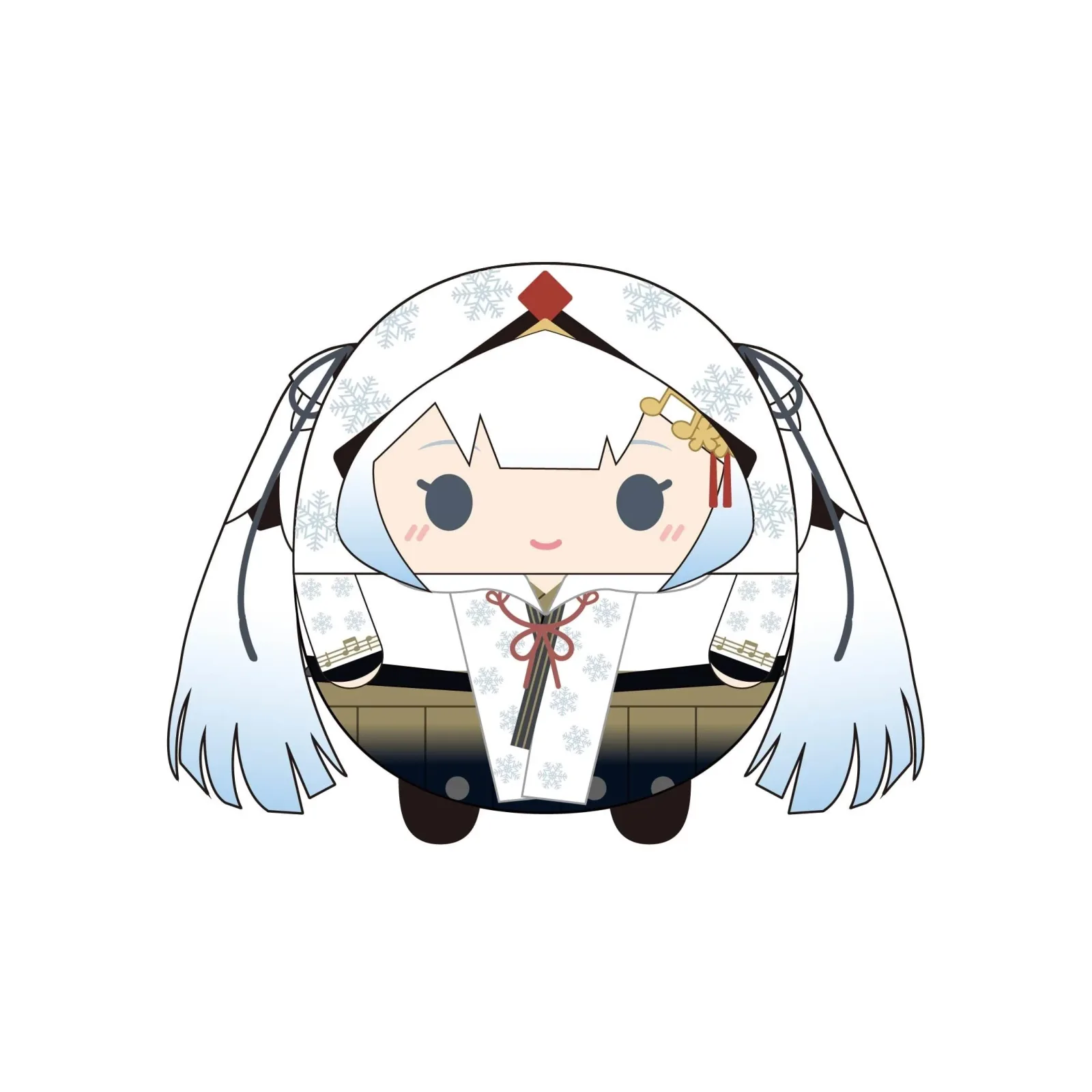 Max Limited Pc-22 Snow Miku Fuwakororin Big 2 B Plush Toy 2018 Edition