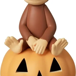 Medicom Curious George Pumpkin Figure UDF 956 Collectible 2.8-inch