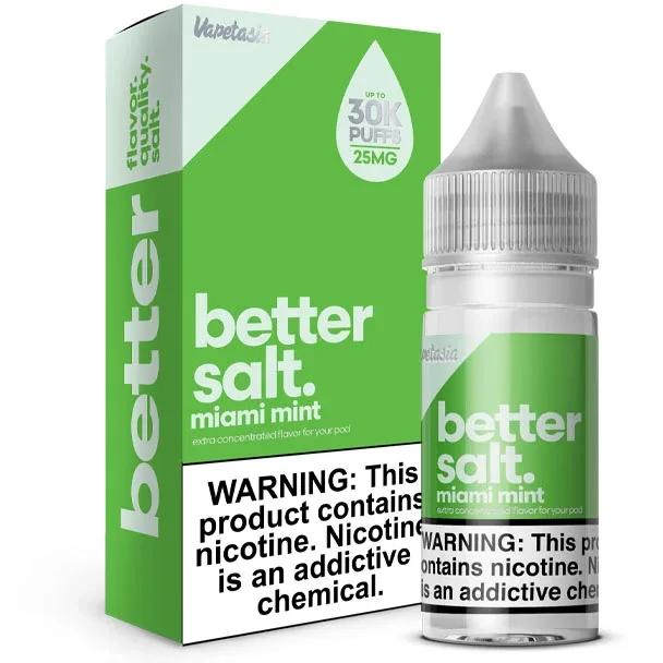 Miami Mint - 25mg - Better Salt By Vapetasia - 30ml