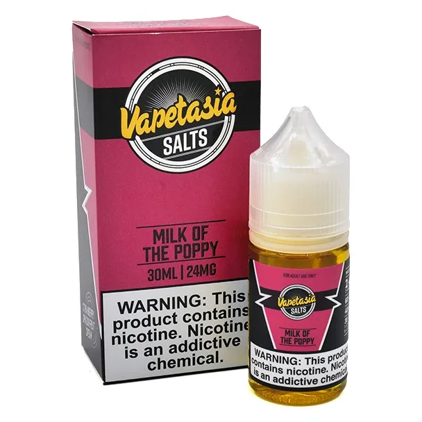 Milk of the Poppy - 24mg - Vapetasia Salts - 30ml