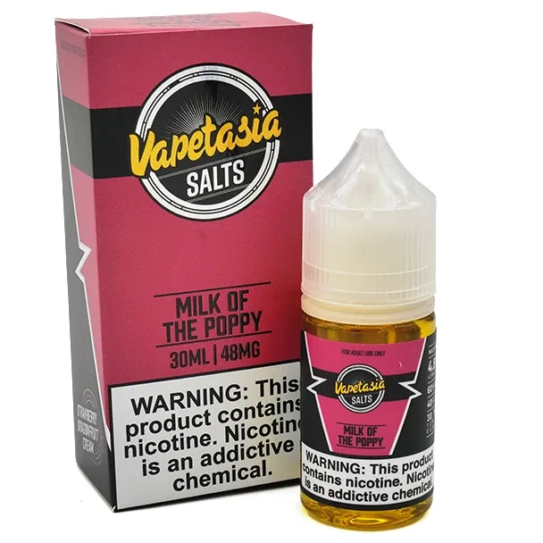 Milk of the Poppy - 48mg - Vapetasia Salts - 30ml