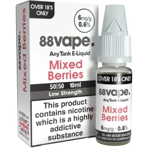 Mixed berries 88Vape Any Tank e-liquid 10ml