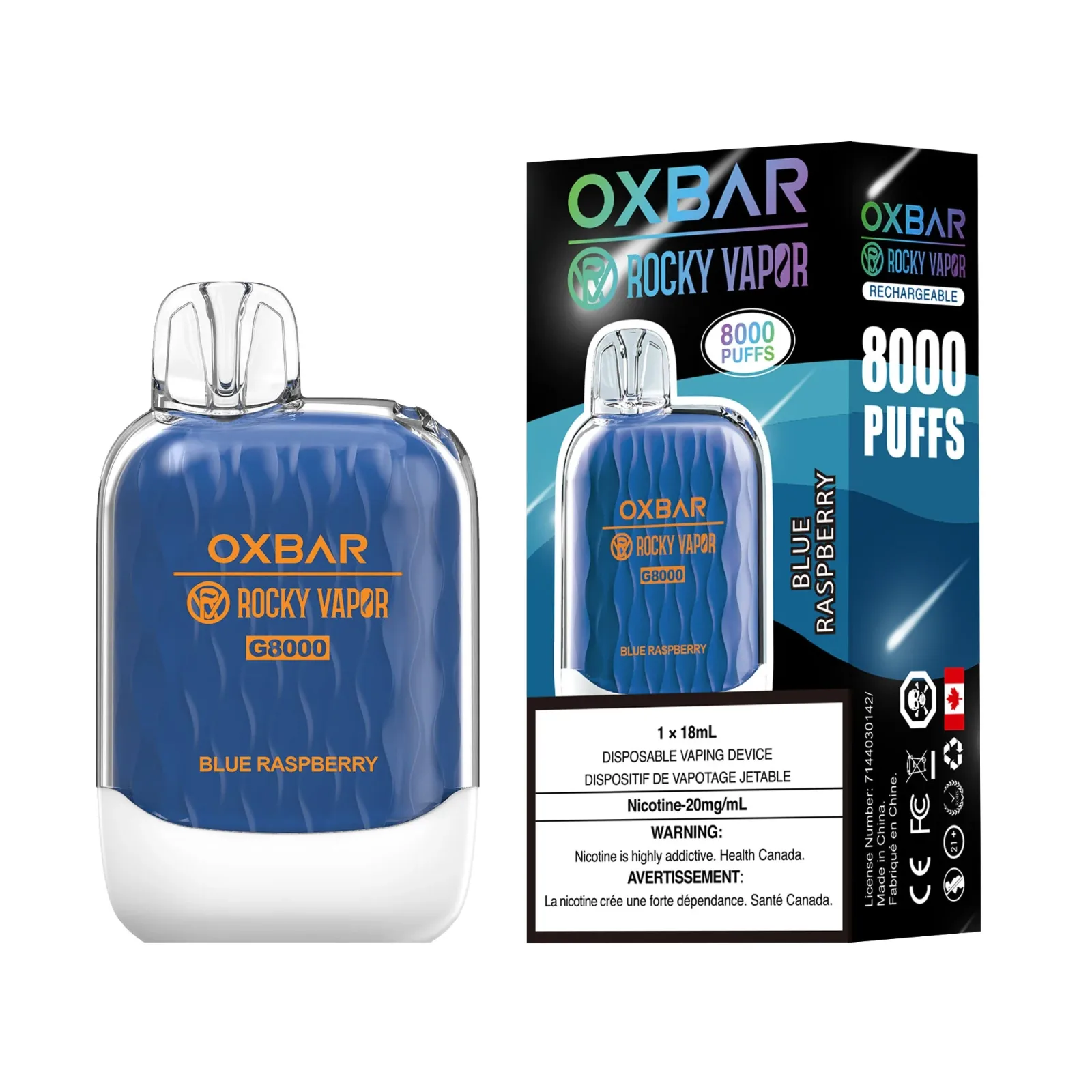 OxBar G8000 | Vape Cloud Canada