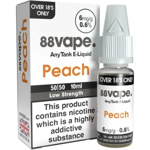 Peach 88Vape Any Tank e-liquid 10ml