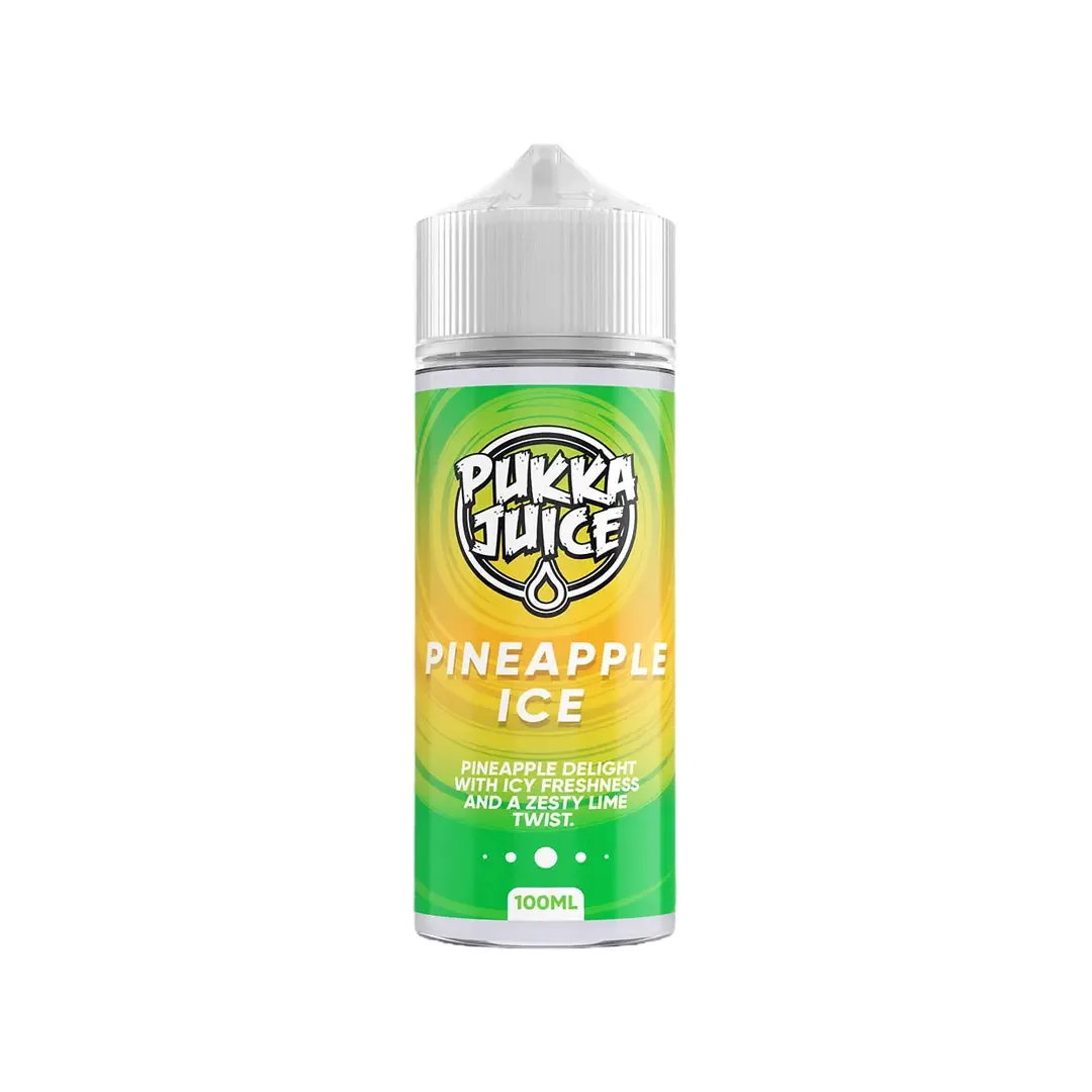 Pineapple Ice 100ml E-Liquid by Pukka Juice