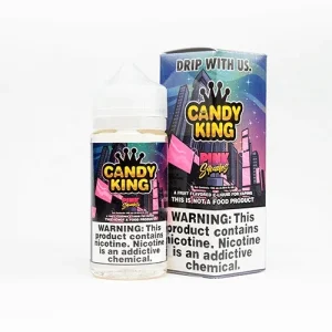 Candy King Pink Squares 100ml Vape Juice - 3mg