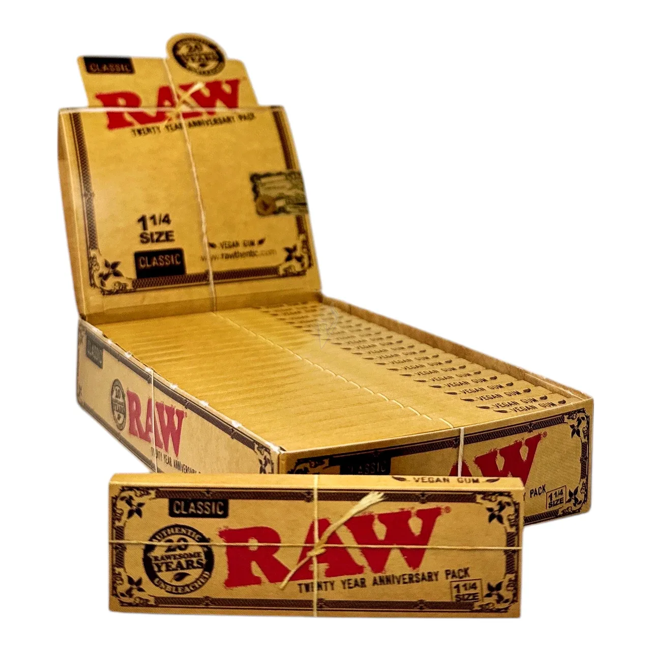 Raw 1 1/4 Paper Twenty Year Anniversary 24 Pack