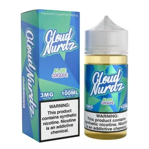 Cloud Nurdz Aloe Grape Synthetic Vape Juice 100ml - 3mg