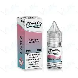 Slushie Salts BAR Cotton Candy Ice Nic Salt Vape Juice