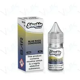 Slushie Salts BAR Blue Razz Lemonade Nic Salt Vape Juice