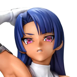 Q-Six Taimanin RPGX Awaki Wakamurasaki Sunburn 1/6 Scale Figure Collectible