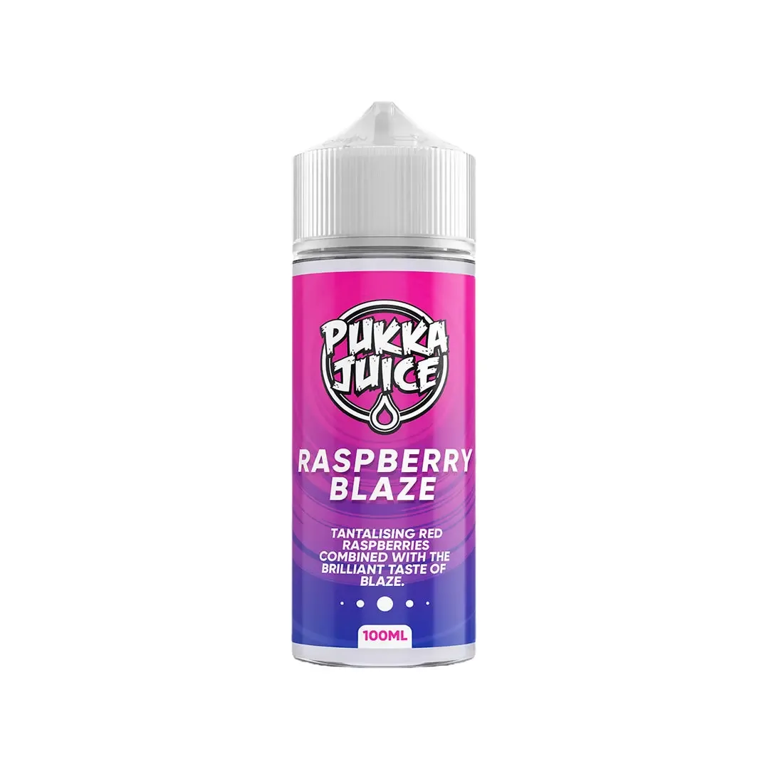 Raspberry Blaze 100ml E-Liquid by Pukka Juice