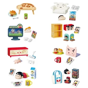 Re-Ment Crayon Shin-Chan Play Room Box 115x70x50mm PVC ABS