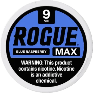 Rogue MAX Blue Raspberry Nicotine Pouches (5 Pack)