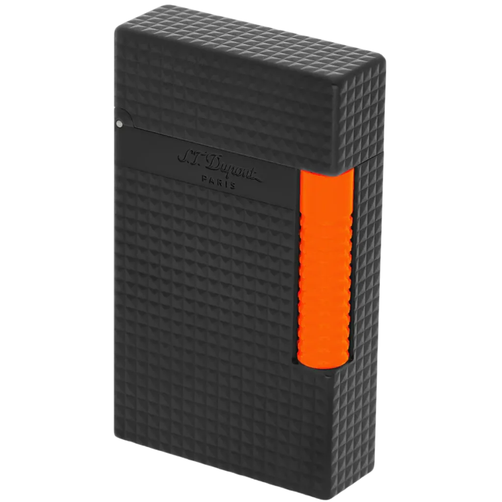 S.T. Dupont Le Grand Lighter – Black & Orange