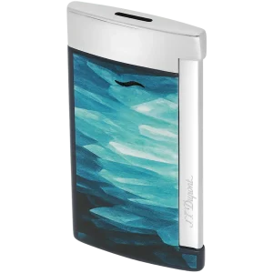 S.T. Dupont Slim 7 Géode Lacquered Lighter – Blue
