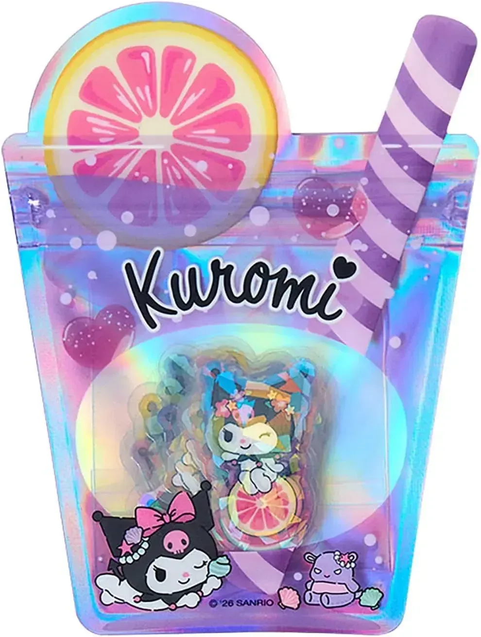 Sanrio Kuromi Summer Sticker Collection for Ages 3+