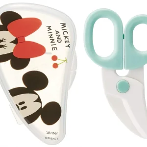Skater Disney Mickey & Minnie Baby Food Cutter Kitchen Scissors BFC1