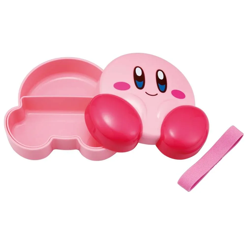 Skater Kirby of the Stars 320ml Die-Cut Lunch Box for Kids Bento - Image 2