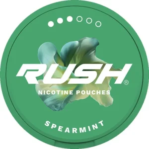 Spearmint Rush nicotine pouches 20 pack