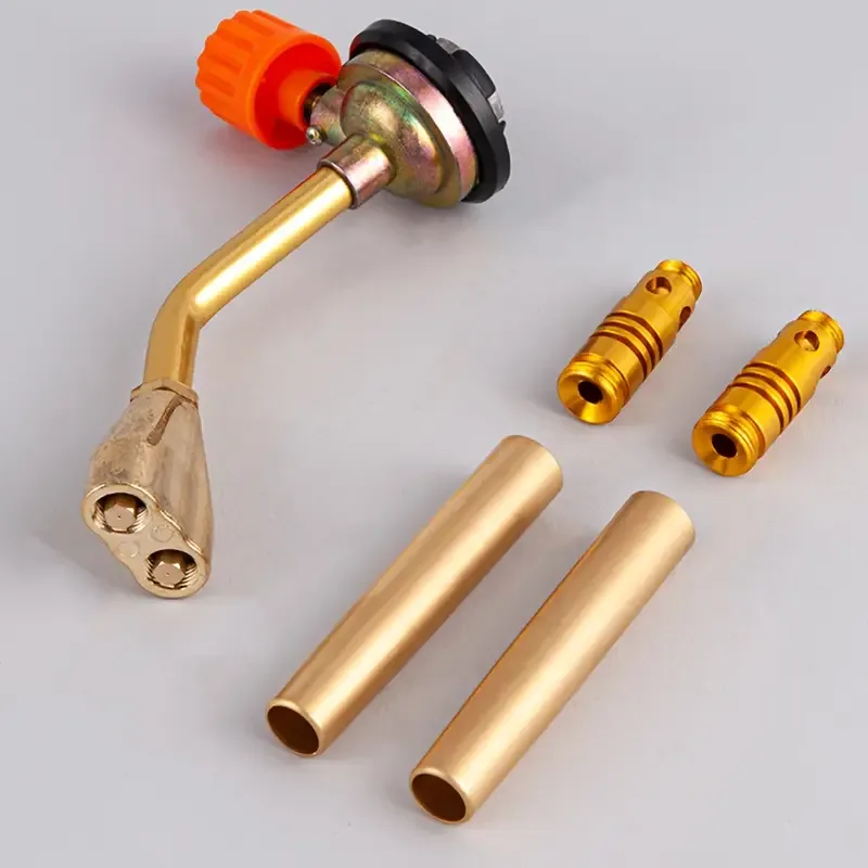 Stainless Steel Dual-Tube Flame Gun Lighter
