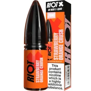 Strawberry orange crush Riot X e-liquid 10ml