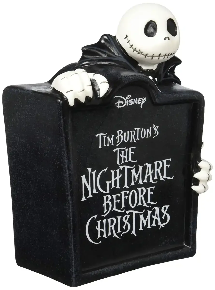 Sun Art Disney Jack Skellington Piggy Bank Black 10cm Diameter SAN2890